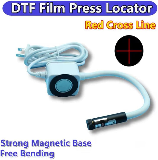 Magnetic DTF Printing Press Laser Positioner Infrared Ray Locator Sublimation Heat Transfer Printing on Apparel, T-Shirts, Mugs, and Hats
