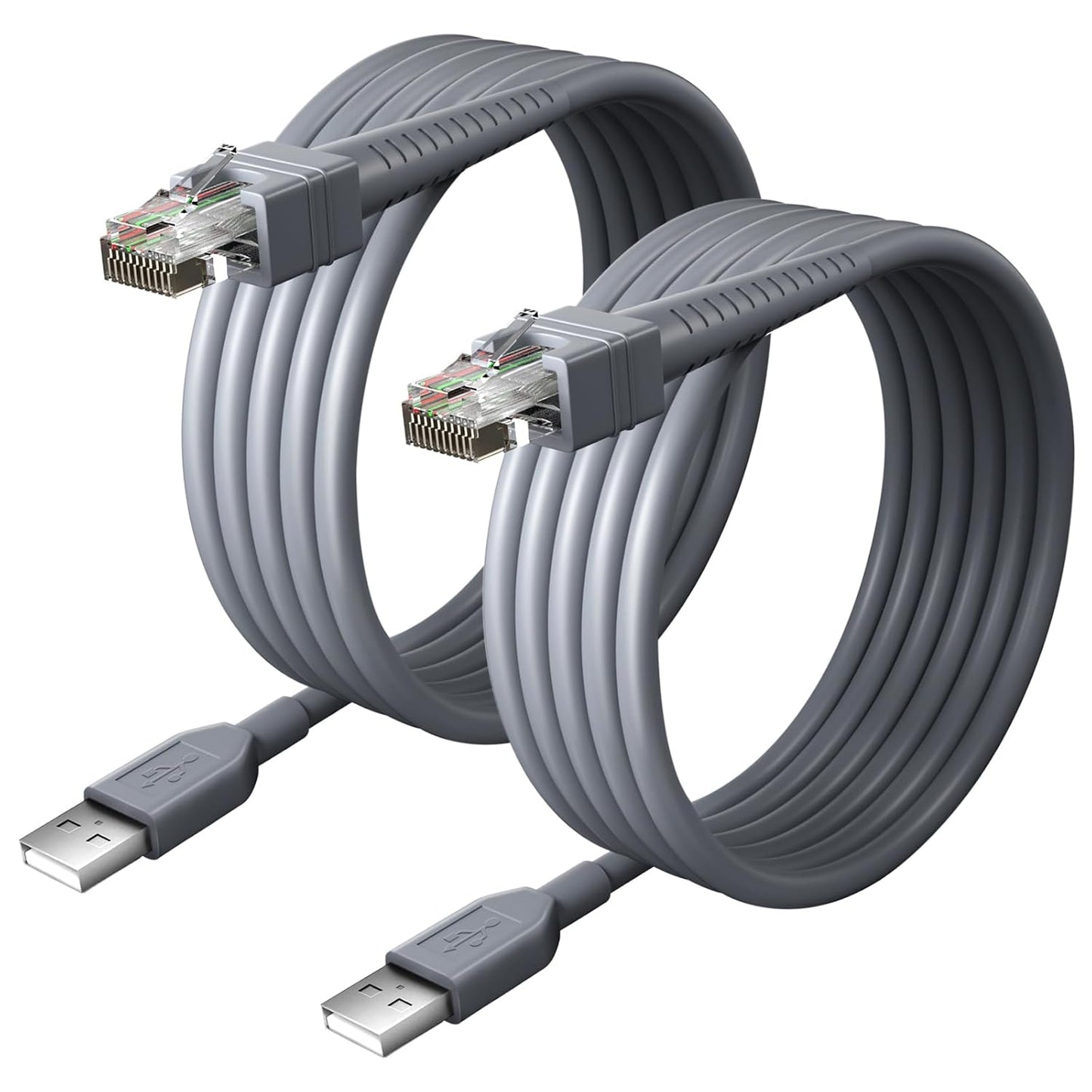(2PCS) 6.5ft Scanner Charger Cable for Symbol/Motorola DS8108 Scanner Cable LS2208 LS4278 LS3578 DS2208 DS6878 DS9808 DS4208 DS9208 LI4278 USB Cable CBA-U01-S07ZAR