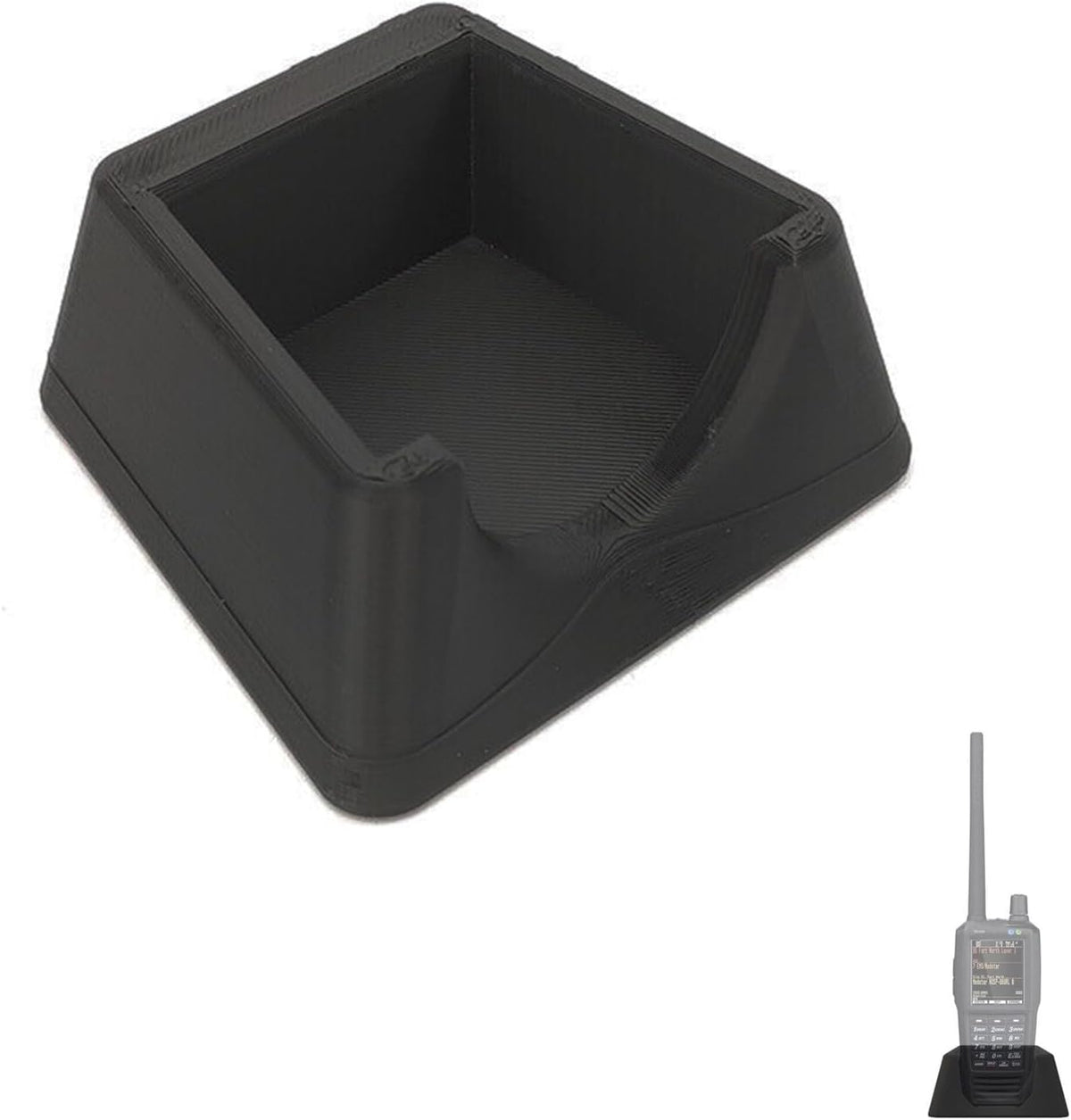 Desktop Stand for Uniden SDS100 Scanner, Vertical Insertion Design or Upright Insertion Type