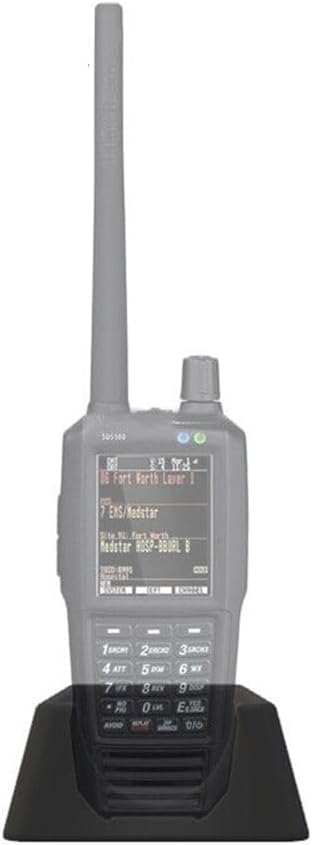 Desktop Stand for Uniden SDS100 Scanner, Vertical Insertion Design or Upright Insertion Type