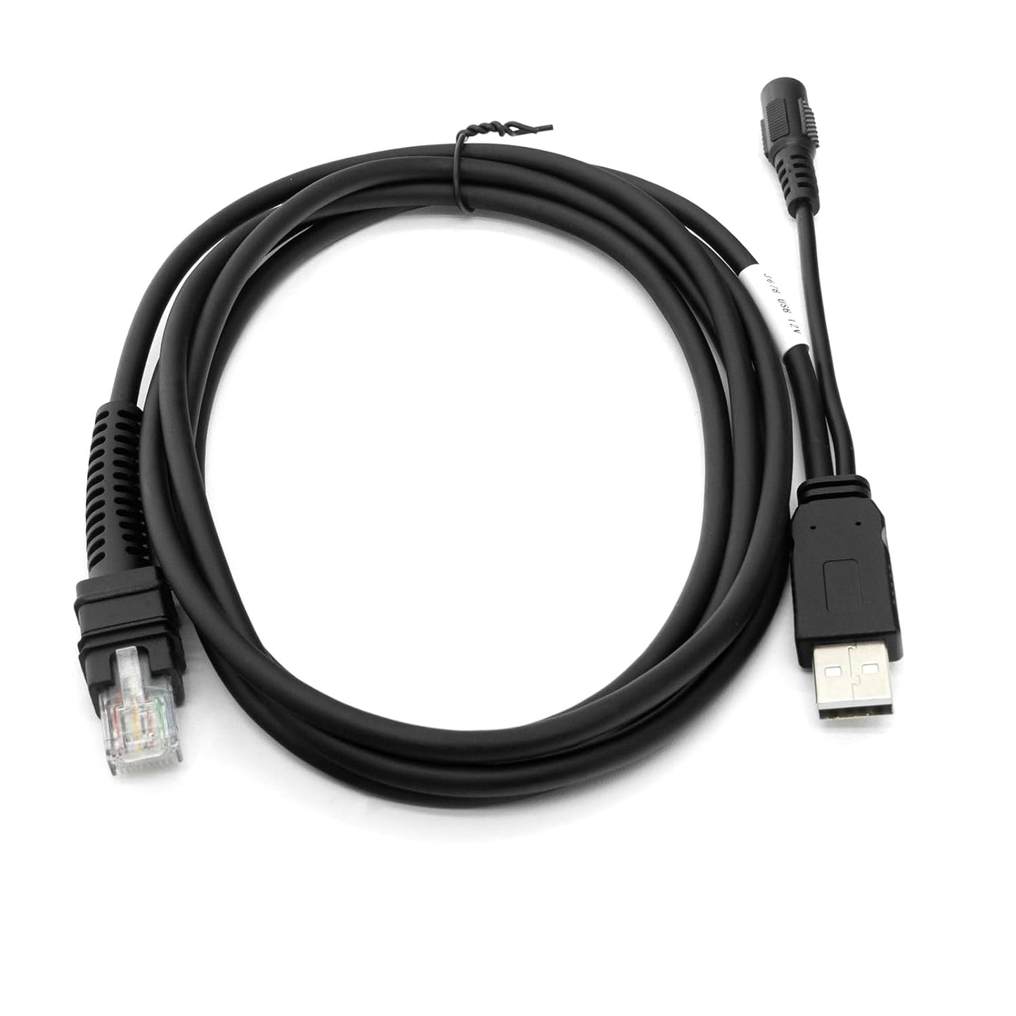 CBA-U42-S07PAR USB Cable for Zebra Symbol DS3678-DP LI3608 LI3678 DS3600 DS3608 DS8108 USB-A to RJ-45 Interface, 7ft(2.8m) Straight, 12V (Requires 12V Power Supply)