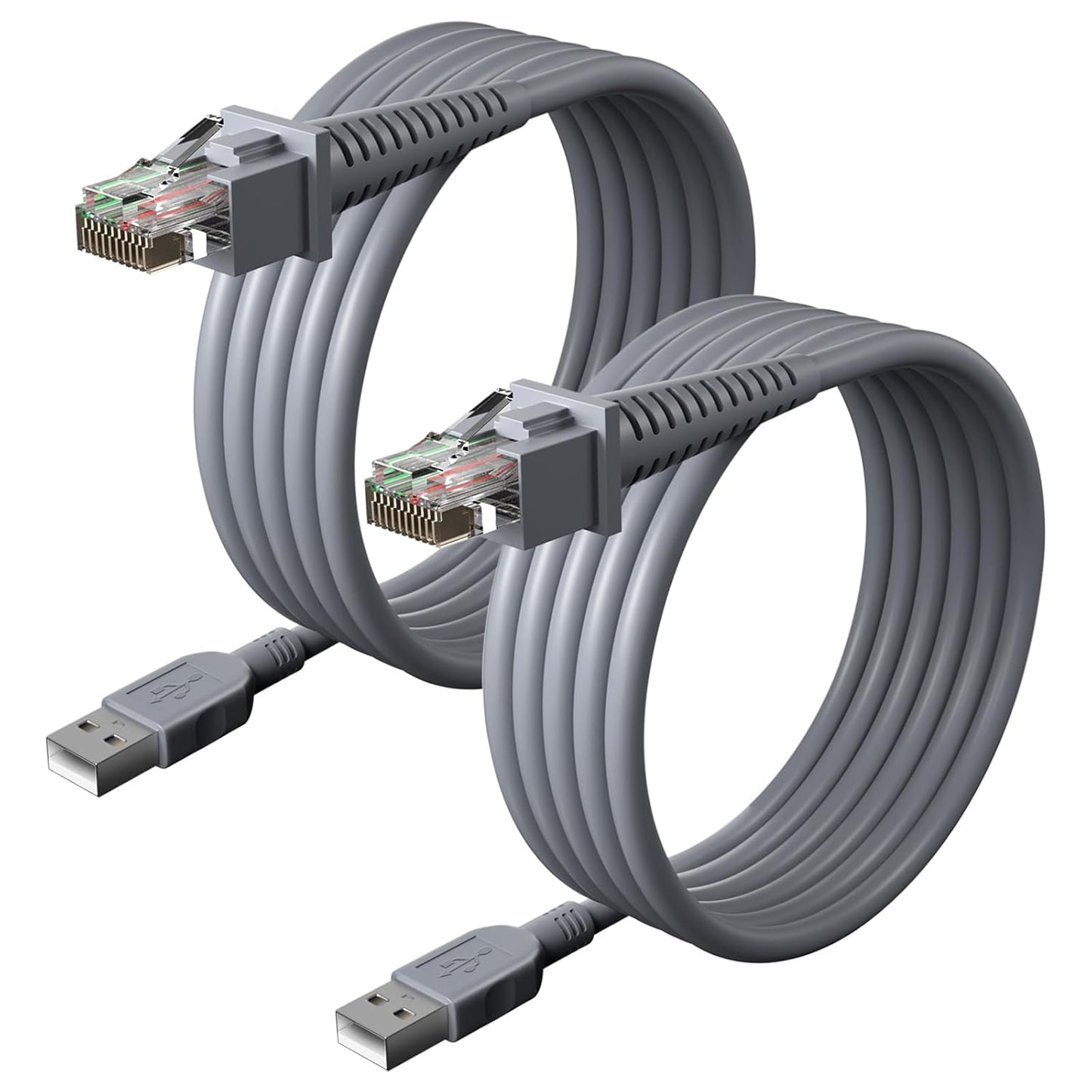 (2PCS) 6ft Barcode Scanner USB Cable GD4130 for Datalogic GD4500 Cable GD4310 GD4300 GD4330 GD4410 GD4430 GD4400 GPS4490 GD4590 GD4590-BK GD4590BK QD2131 QD2430