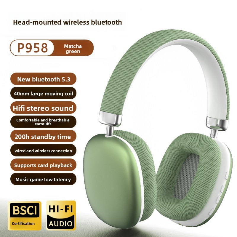 P958 Wireless Headset Long Battery Life Universal Bluetooth Headset Suitable for Apple Huawei Mobile Phones