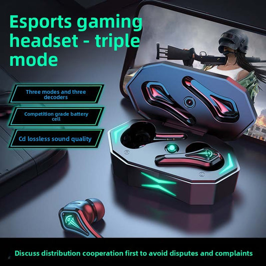 TWS-A10 Bluetooth Headset Wireless Binaural PUBG Esports Mobile Game Earbuds