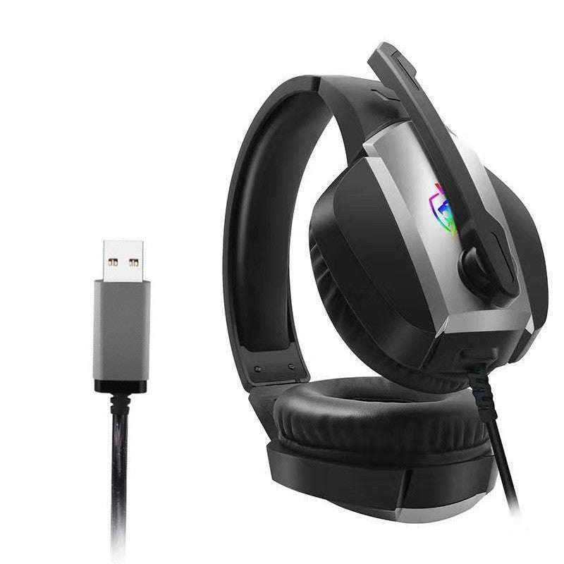 V2 Headset 7.1 Channel Internet Cafe Esports PUBG Luminous Wired Gaming Headset