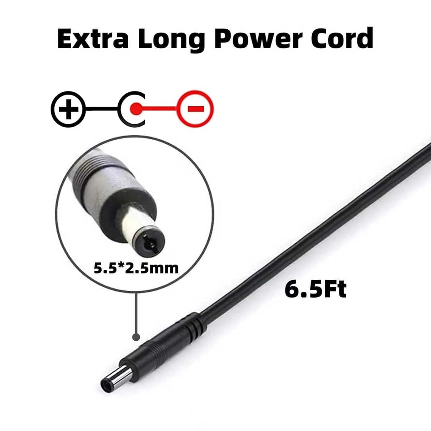 9V 2A AC Power Adapter for Brother P-Touch Label Printers Compatible for PT-D210, PTD220, PT-D200VP, PTH110 - Power Cord Included - Replacement for Brother AD-24, AD-24ES, AD-20