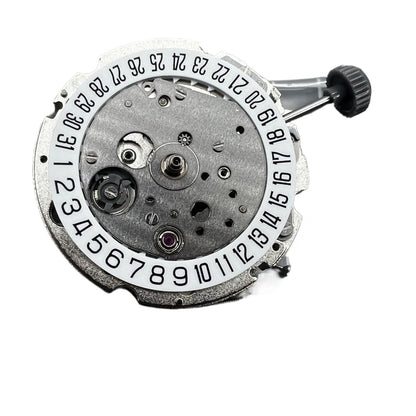 8215 Date At 6 White Dial Automatic Mechanical Movement for Miyota/Citizen