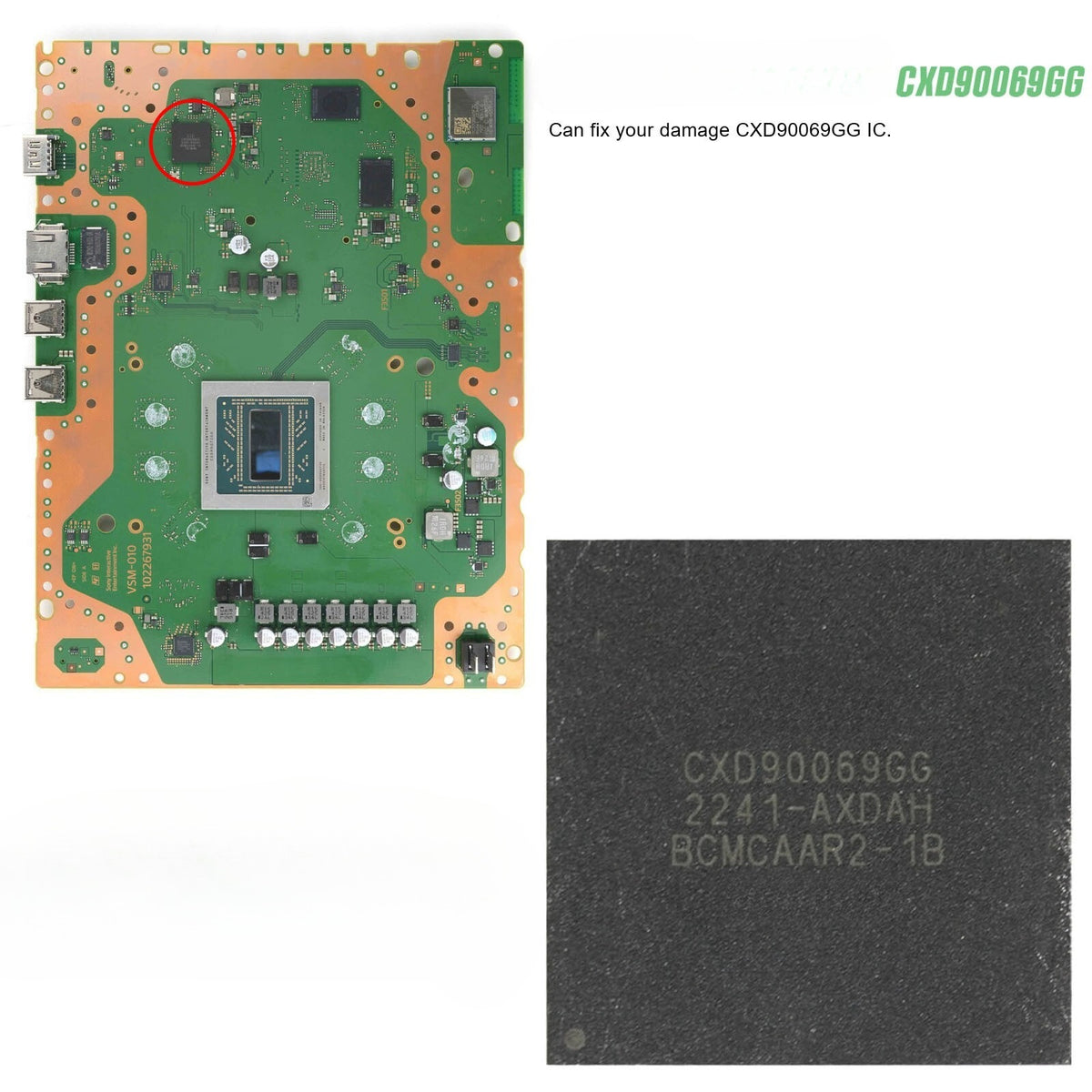 IC Chip CXD90069GG Replace For  Southbridge Sony PlayStation 5 PS5 Pro