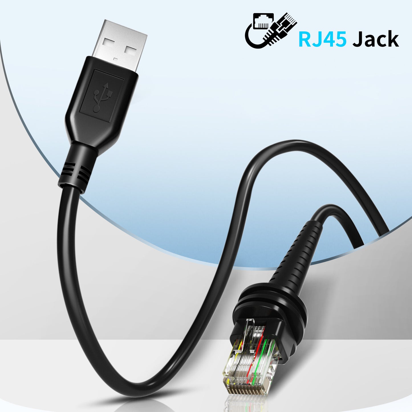 3M USB to RJ45 Cable For Barcode Scanners 1902G-HD 1902G-SR 1470G 1472G 1952G-HD