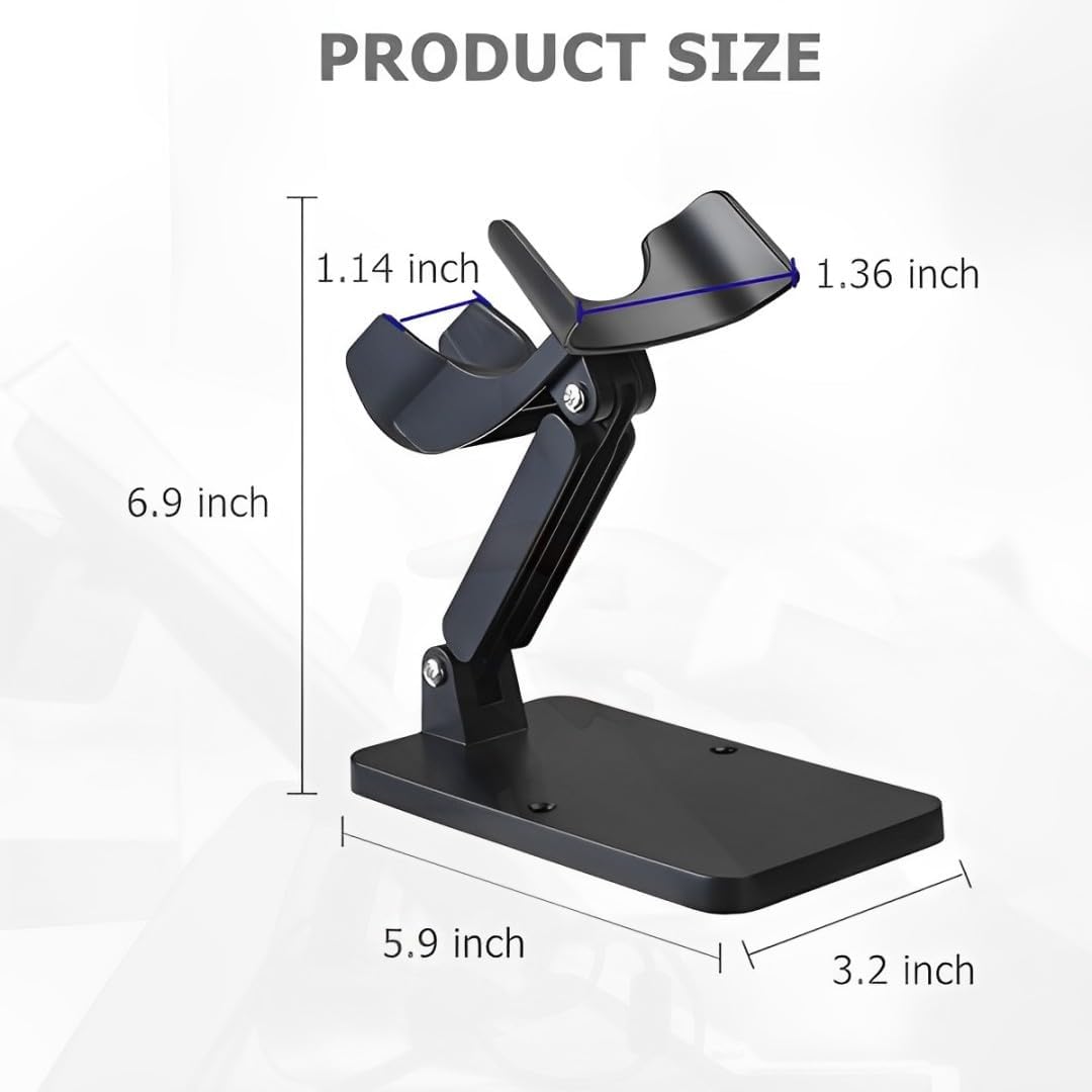 Universal Scanner Holder,Adjustable Barcode Scanner Stand,No Assembly Barcode Reader Bracket Compatible with 1900 1950 DS3678 DS2278 LS2208 Most Barcode Scanner
