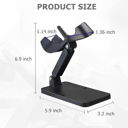 Universal Scanner Holder,Adjustable Barcode Scanner Stand,No Assembly Barcode Reader Bracket Compatible with 1900 1950 DS3678 DS2278 LS2208 Most Barcode Scanner