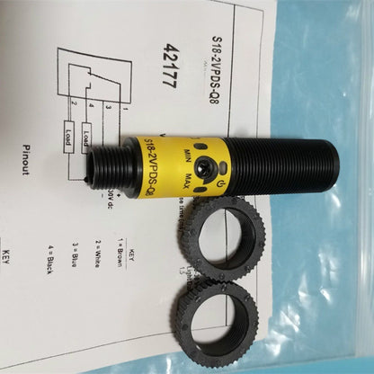 S18-2VPDS-Q8 Photoelectric Sensor For BANNER