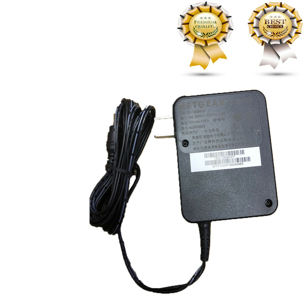 Adapter  For NETGEAR Wifi Router R8500 R8000 X8 AC5300 19V 3.16A
