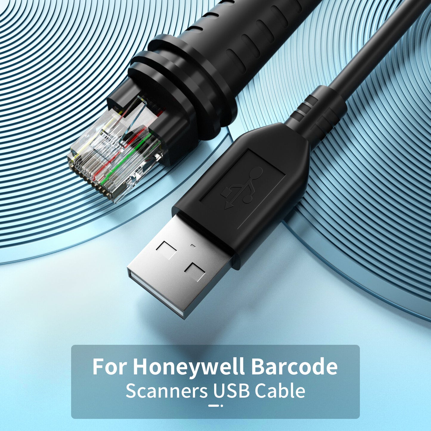 3M USB to RJ45 Cable For Barcode Scanners 1902G-HD 1902G-SR 1470G 1472G 1952G-HD