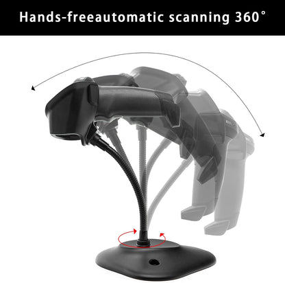Universal Barcode Scanner Holder Compatible with Zebra Symbol DS4308, DS2208, DS2278, DS4608, DS8108 - PN: 20-71043-04R