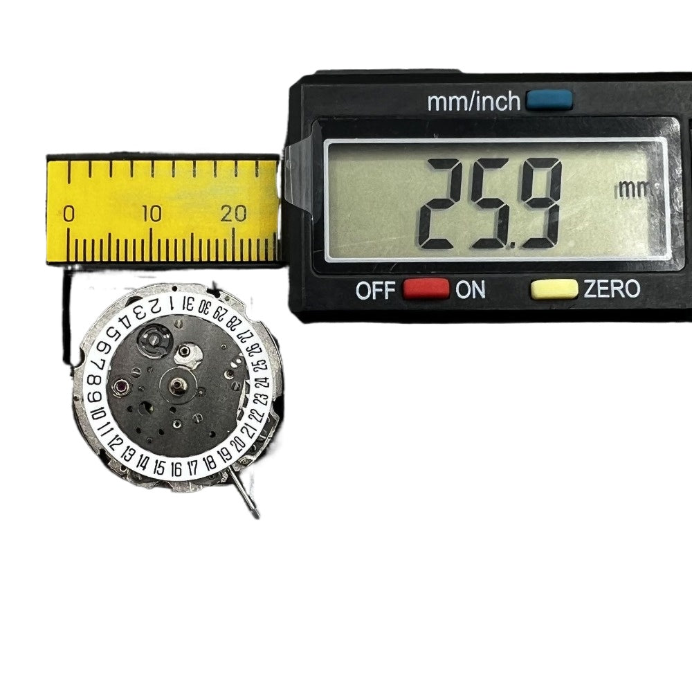 8215 Date At 6 White Dial Automatic Mechanical Movement for Miyota/Citizen