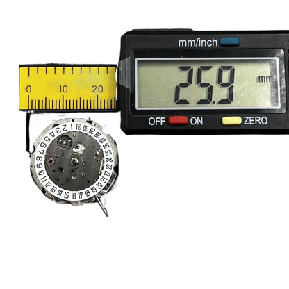 8215 Date At 6 White Dial Automatic Mechanical Movement for Miyota/Citizen