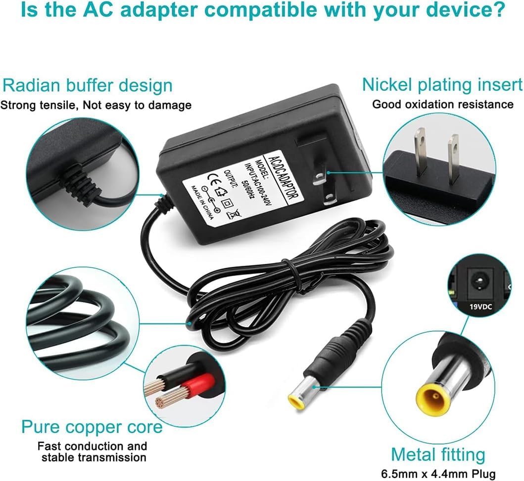 16V AC Power Supply Adapter Compatible for Fujitsu iX1600 iX1400 iX500 iX1500 SV600 S510 S500 S510M S500M ScanSnap P/N PA03656-B005 PA03656-B015 PA03656-B205