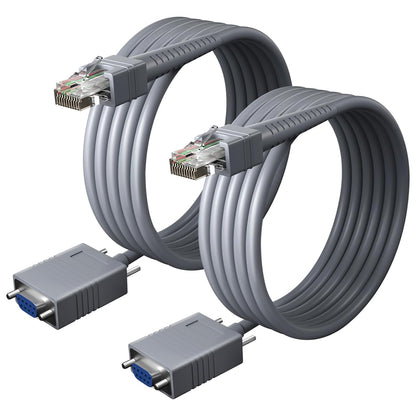 (2PCS) 9.84ft RJ45 to RS232 Barcode Scanner Cable RJ45 for Motorola/Symbol/Zebra DS9208 Cable LS2208 LS4208 LS4278 DS2208 DS3400 DS3578 DS6878 DS9808 DS4208 DS8108
