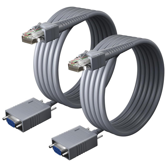 (2PCS) 9.84ft RJ45 to RS232 Barcode Scanner Cable RJ45 for Motorola/Symbol/Zebra DS9208 Cable LS2208 LS4208 LS4278 DS2208 DS3400 DS3578 DS6878 DS9808 DS4208 DS8108