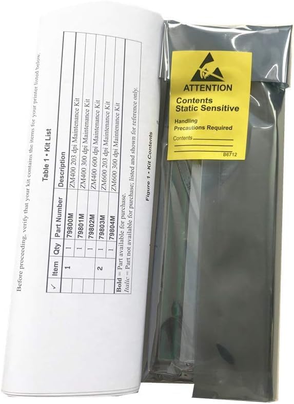 79804M Printhead for Zebra ZM600 Thermal Industrial Barcode Printer 300dpi Genuine