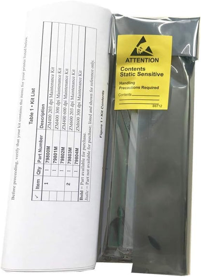 79804M Printhead for Zebra ZM600 Thermal Industrial Barcode Printer 300dpi Genuine
