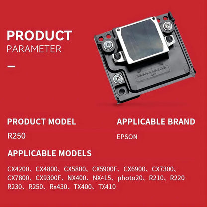 R250 Printhead Replacement for Rx430 photo20 CX9300F CX5900F TX400 Replacement Printer Print Head