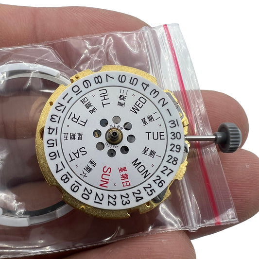 Golden  8200 8215 Day Date Automatic Mechanical Movement for Miyota Citizen