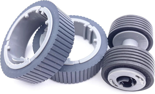 PA03670-0001 PA03670-0002 Scanner Paper Consumable Kit Pick Roller + Brake Roller Pickup Roller Compatible with fi-7160 fi-7260 fi-7140 fi-7240 fi-7180 fi-7280 fi-7300NX