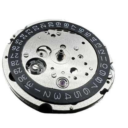 8215 Black Dial Date At 3 Automatic Mechanical Movement For Miyota /Citizen
