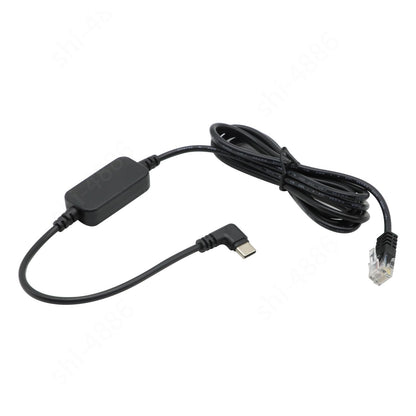 USB-C to RJ11 Power Cord For Escort MAX360 MAX 360c, 9500 IX,Uniden R1 R3 R7