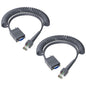 (2PCS) 16.4ft RJ45 to RS232 Barcode Scanner Cable RJ45 for Motorola/Symbol/Zebra DS2208 Cable LS2208 LS4278 LS3578 MC9190-G DS2278SR DS4308 DS6878 DS4208 DS8108 DS8178