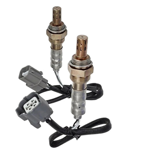 2pcs Oxygen O2 Sensor Upstream Downstream Front & Rear Compatible for Civic 1.7L 2001 2002 2003 2004 2005 D17A7 Engine 4 Wires