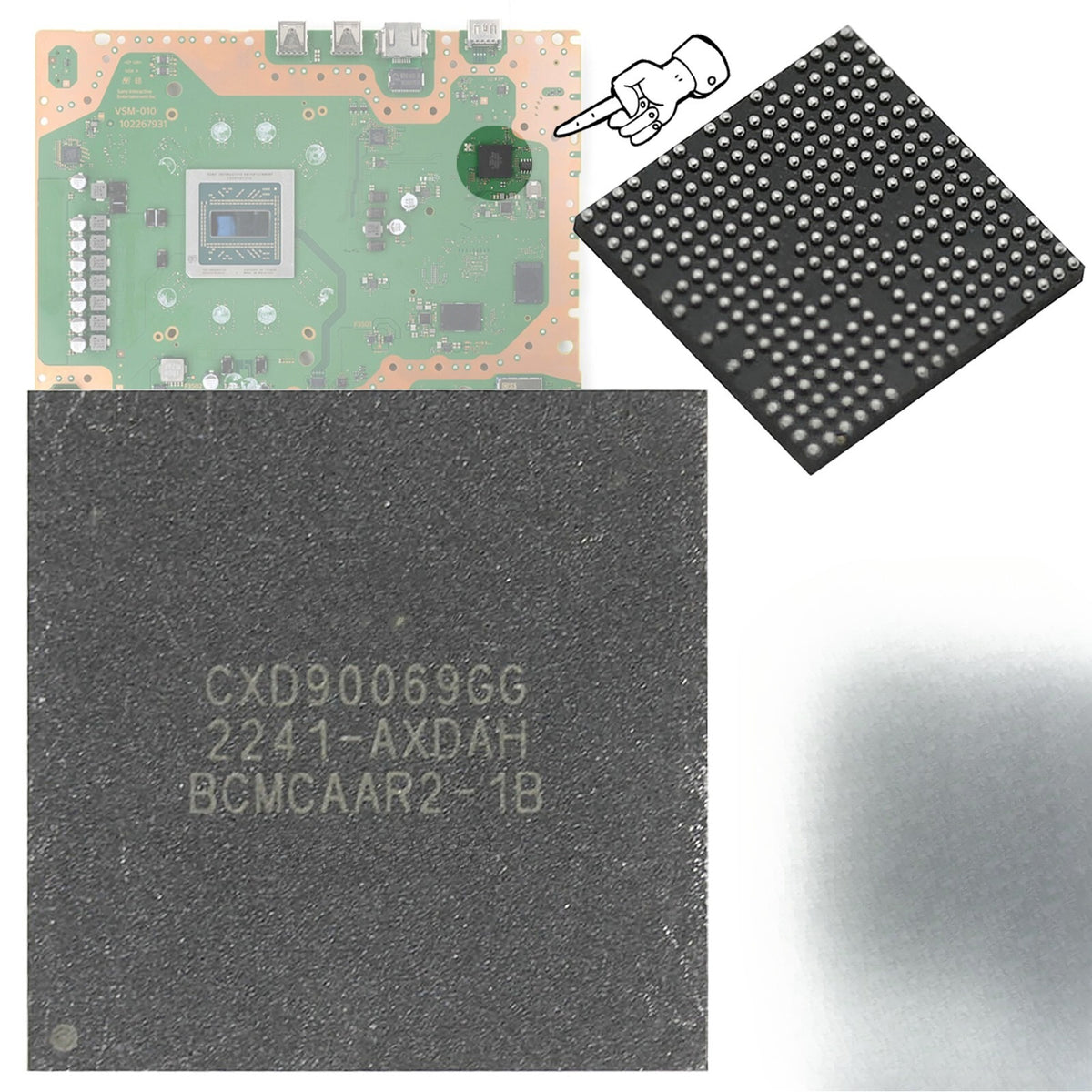 IC Chip CXD90069GG Replace For  Southbridge Sony PlayStation 5 PS5 Pro
