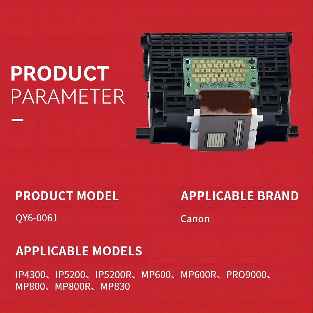 QY6-0061 Color Printhead Replacement for iP4300iP5200 MP600 MP830 Color Printer Print Head