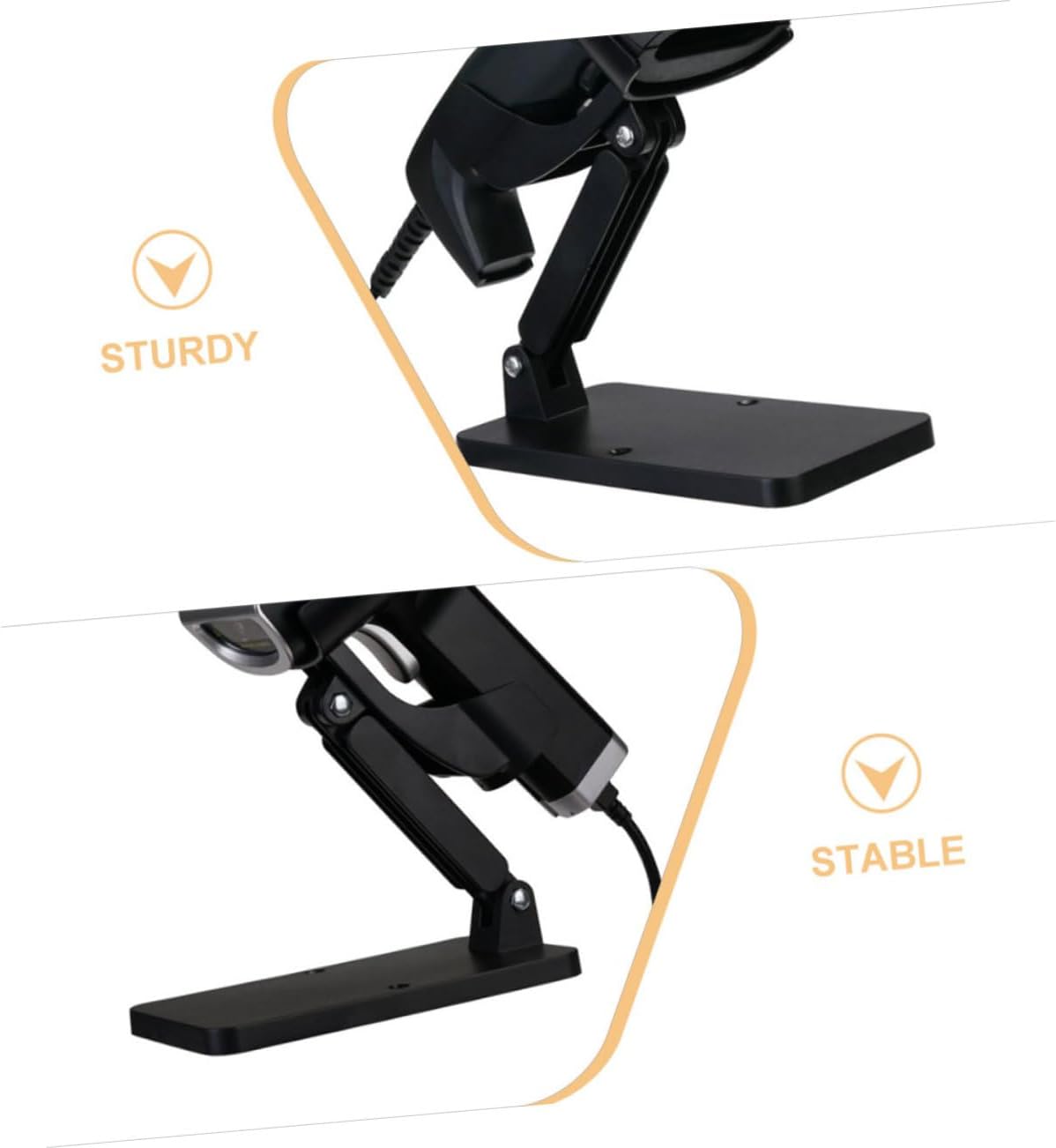 Sturdy Barcode Scanner Holder Desk Mic Holder for Desk Tabletop Mic Stand for Computer