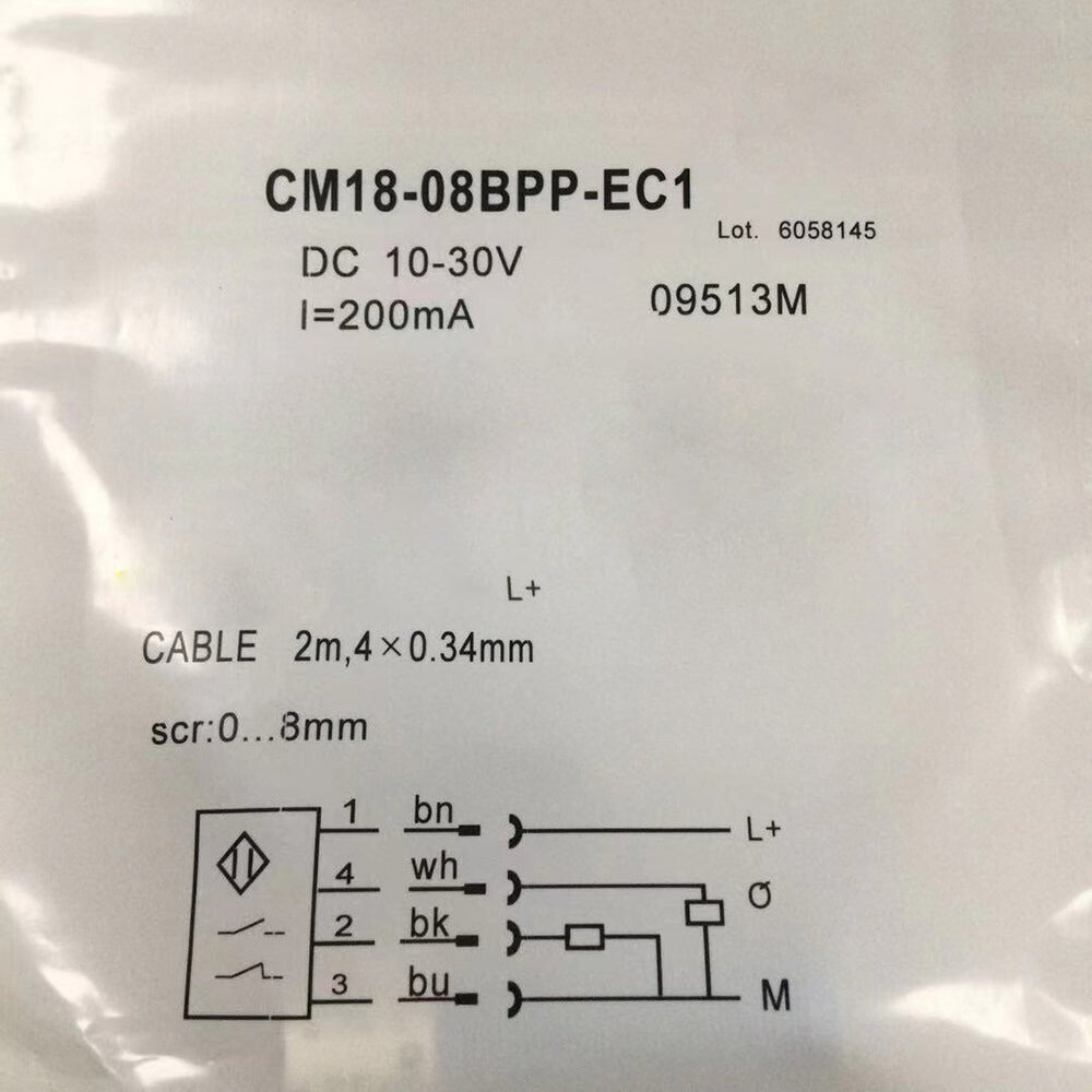 CM18-08BPP-EC1 CM1808BPPEC1 Proximity sensor Replacement For SICK