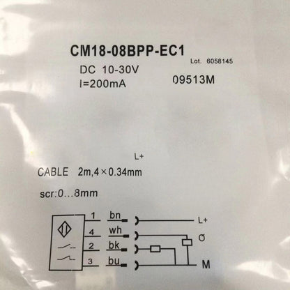 CM18-08BPP-EC1 CM1808BPPEC1 Proximity sensor Replacement For SICK