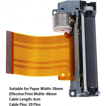 Printer Print Head Compatible for Fujitsu FTP-628MCL101 Thermal Printer Mechanism 58mm Receipt Printhead FTP-628MCL101 50