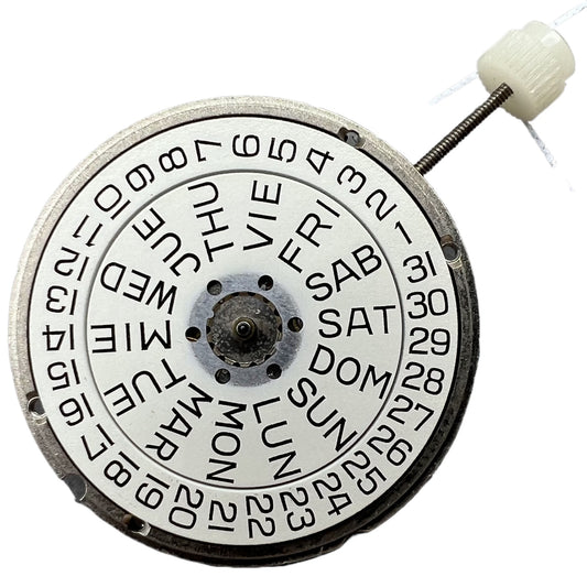 ETA 955.124 Quartz Movement Movement Day Date Watch Part