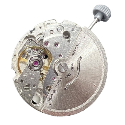 8215 Date At 6 White Dial Automatic Mechanical Movement for Miyota/Citizen
