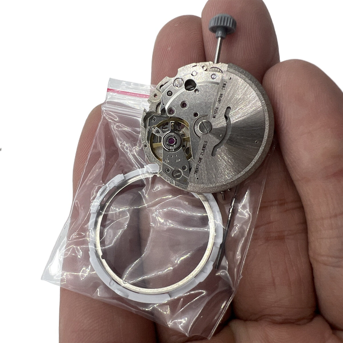 Silver  Men 8200 8215 Automatic Mechanical Movement for Miyota Citizen