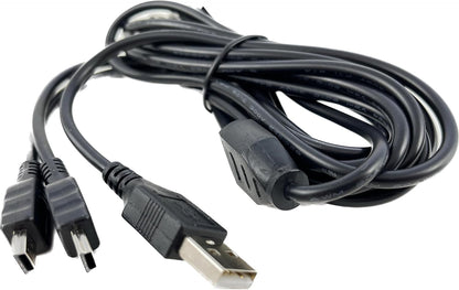 10FT-MINI-USB Splitter Cable Compatible for  Epson Workforce DS-30, DS-40 Portable Scanner