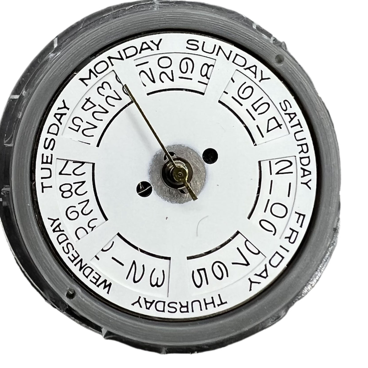T16 Day Date Automatic Mechanical Movement White Dial for Tianjin Seagull