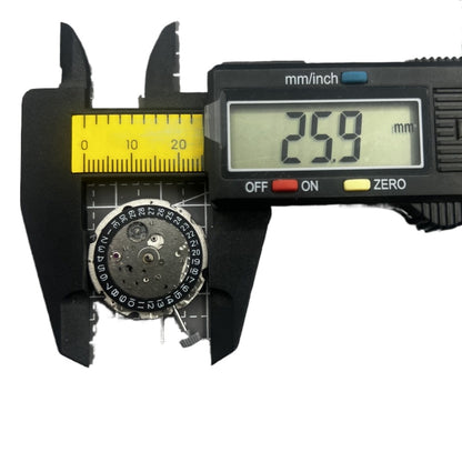 8215 Black Dial Date At 3 Automatic Mechanical Movement For Miyota /Citizen