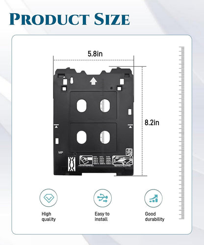 Inkjet PVC ID Card Tray Fits for Canon PIXMA TS701 TS702 TS703 TS704 TS705 TS709 TS82xx,TS83xx,TS95xx Series Printers(Canon MP/Multi-Purpose Tray Printers)