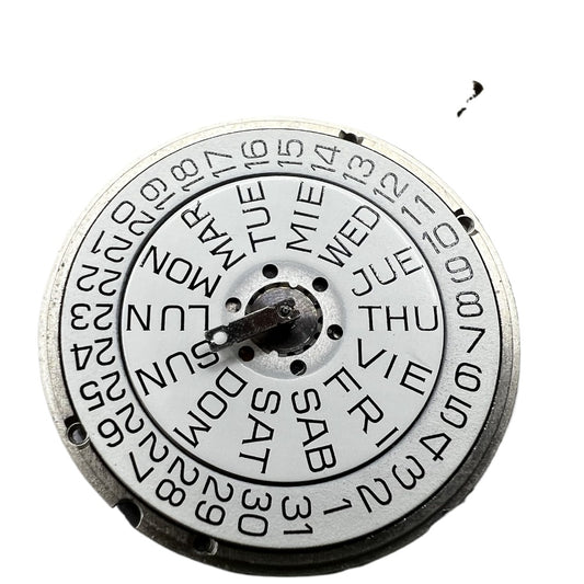 ETA 955.122 Quartz Movement Double Calendar 3 Hands Movement