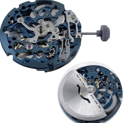 8N24 Blue Hollow Automatic Mechanical Movement for Miyota
