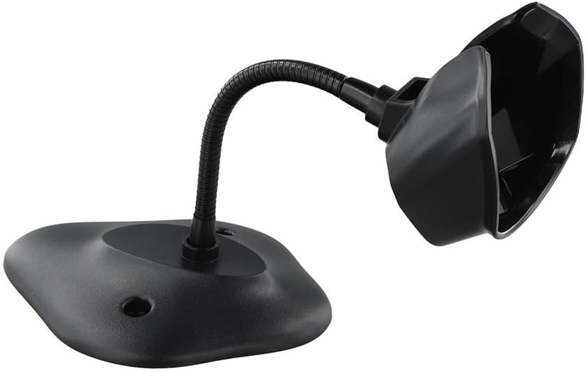 Barcode Scanner Holder for Symbol DS4308 Series - 20-71043-04R Replacement Stand with Flexible Gooseneck, Heavy Duty Base, Hands-Free Operation, for Zebra Scanners