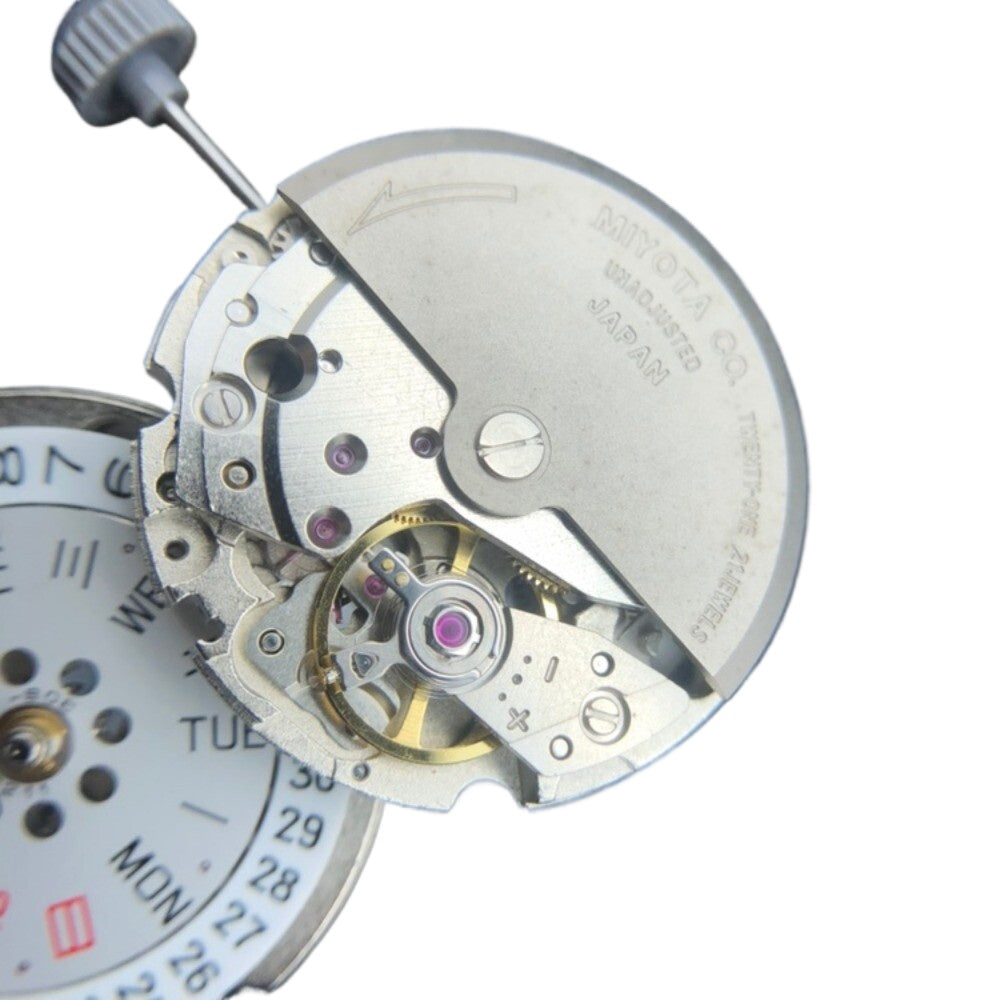 Silver  Men 8200 Watch Automatic Mechanical Movement for Citizen